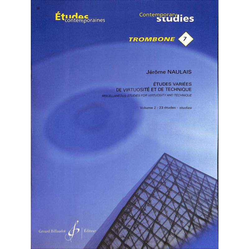 Titelbild für BILL 6347 - 23 ETUDES - ETUDES VARIEES DE VIRTUOSITE ET DE TECHNIQUE 2