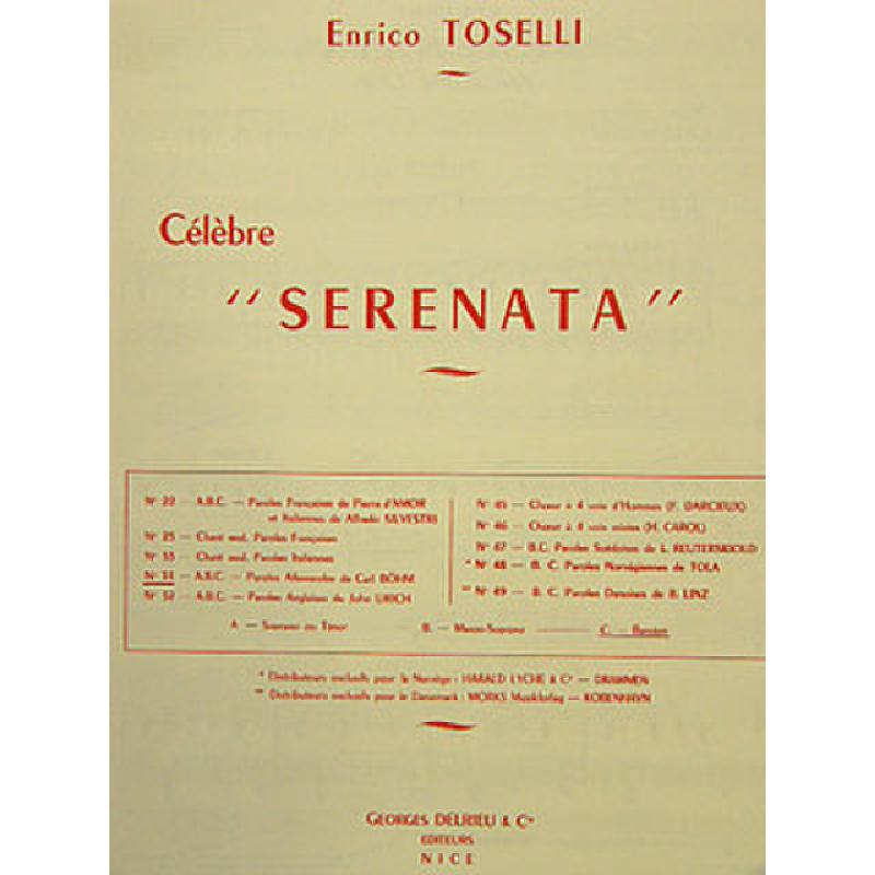 Titelbild für DELRIEU 161 - SERENATA OP 6