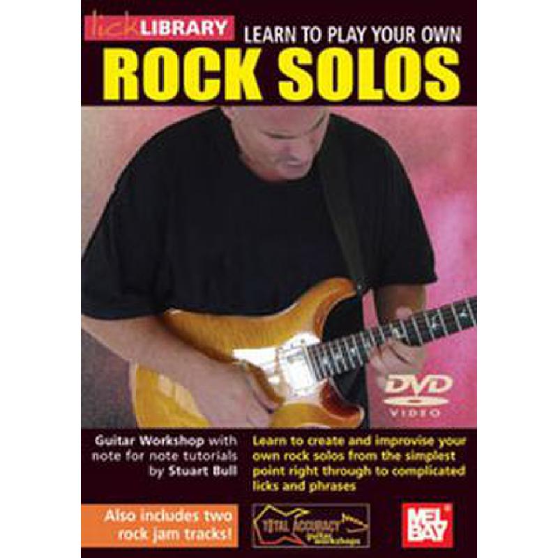 Titelbild für RDR 0003 - LEARN TO PLAY YOUR OWN ROCK SOLOS