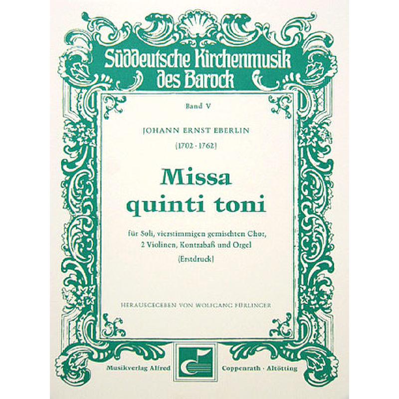 Titelbild für COPP 11005-01 - MISSA QUINTI TONI