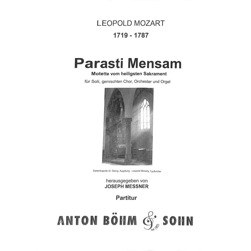 Titelbild für BOEHM 6880-01 - PARASTI MENSAM