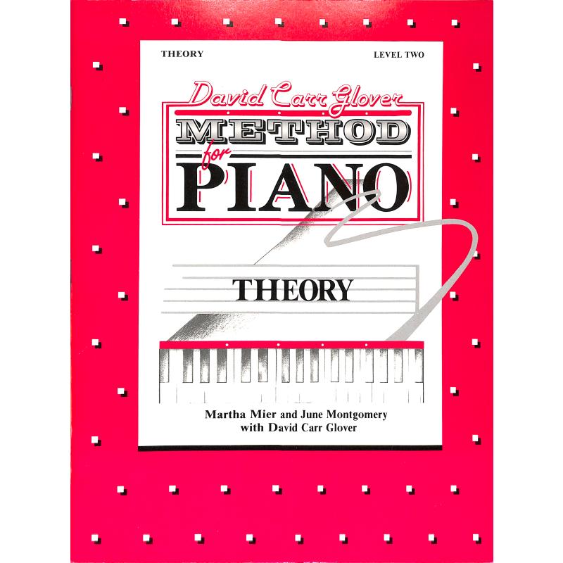 Titelbild für FDL 01014 - THEORY 2 - METHOD FOR PIANO