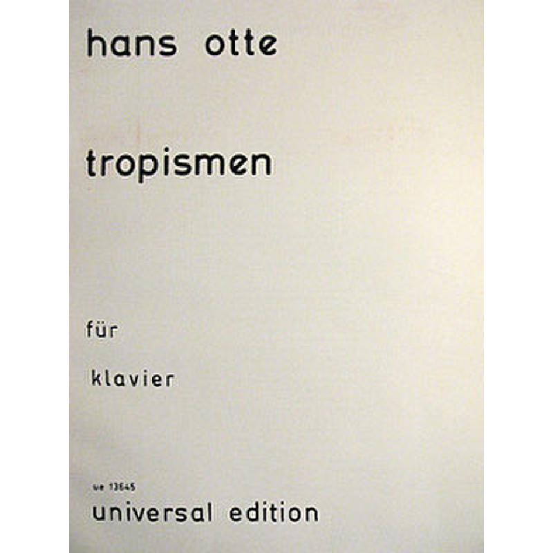 Titelbild für UE 13645 - TROPISMEN