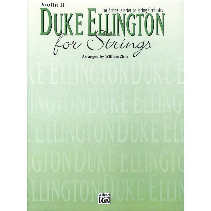 Titelbild für EL 09814 - DUKE ELLINGTON FOR STRINGS