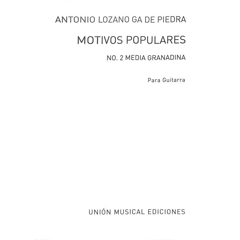 Titelbild für UMG 19652 - Motivos populares 2
