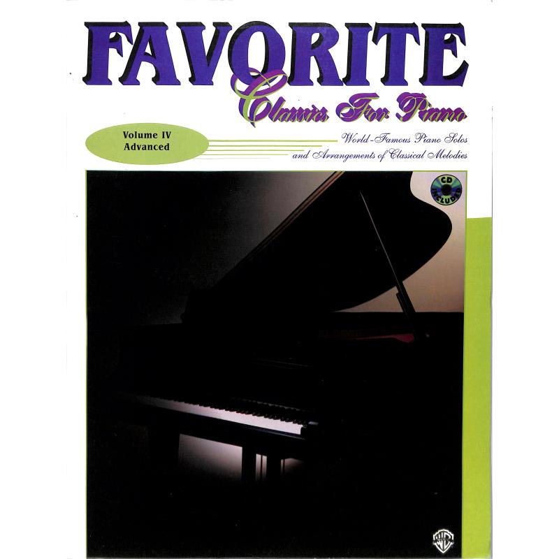 Titelbild für IM 324B - FAVORITE CLASSICS 4 FOR PIANO