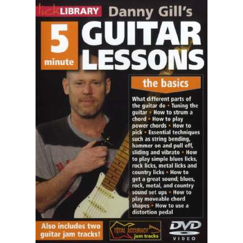 Titelbild für RDR 0307 - 5 MINUTE GUITAR LESSONS - THE BASICS