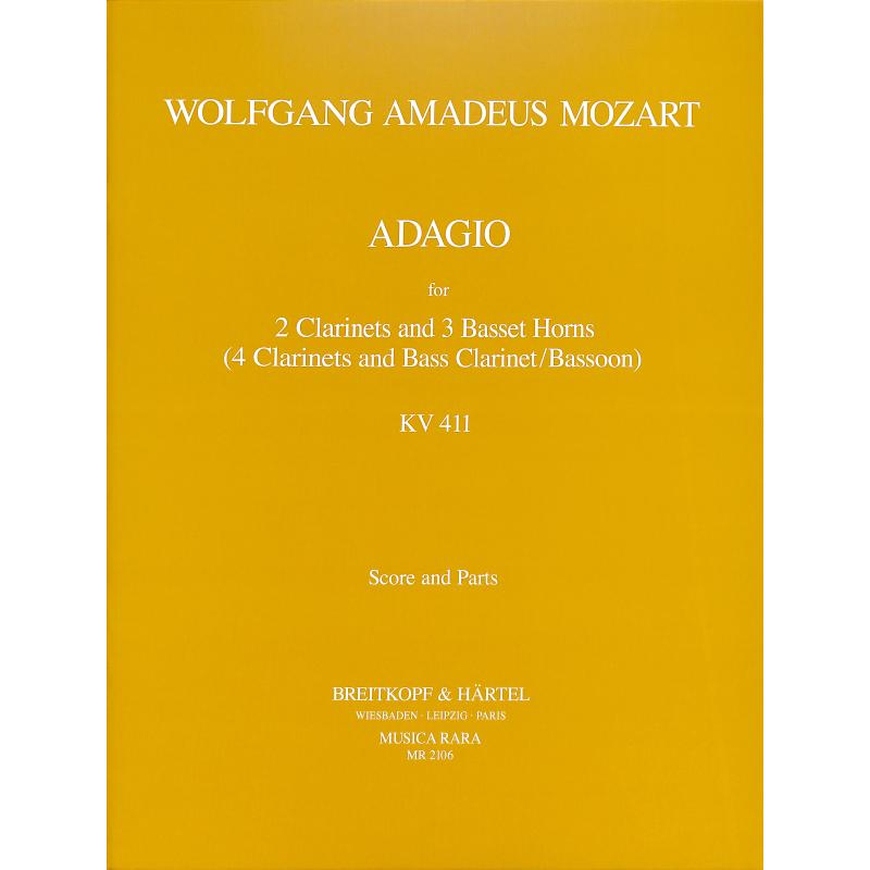 Titelbild für MR 2106 - ADAGIO KV 484A (411)