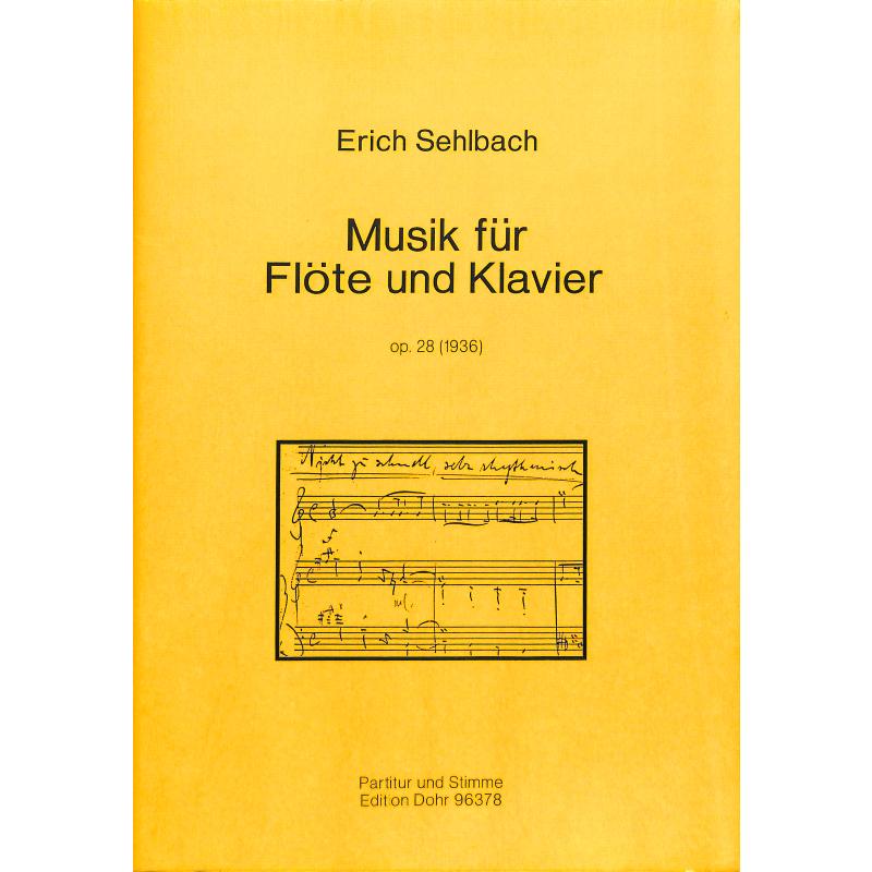 Titelbild für DOHR 96378 - MUSIK FUER FLOETE UND KLAVIER OP 28 (1936)