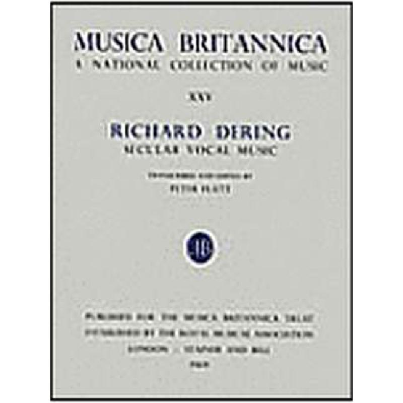 Titelbild für STAINER -MB25 - SECULAR VOCAL MUSIC