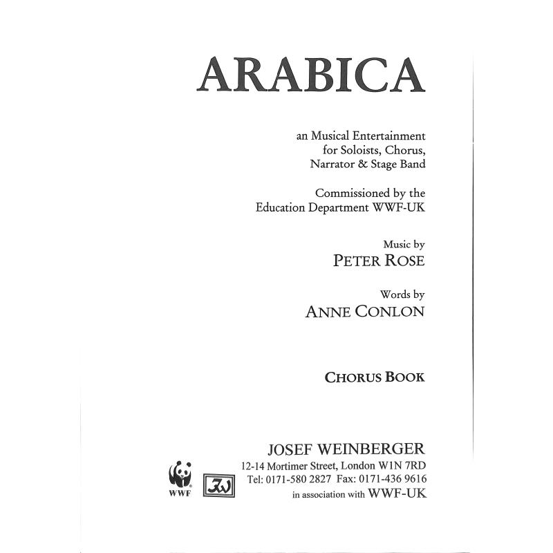 Titelbild für WEINB 1202-12 - ARABICA