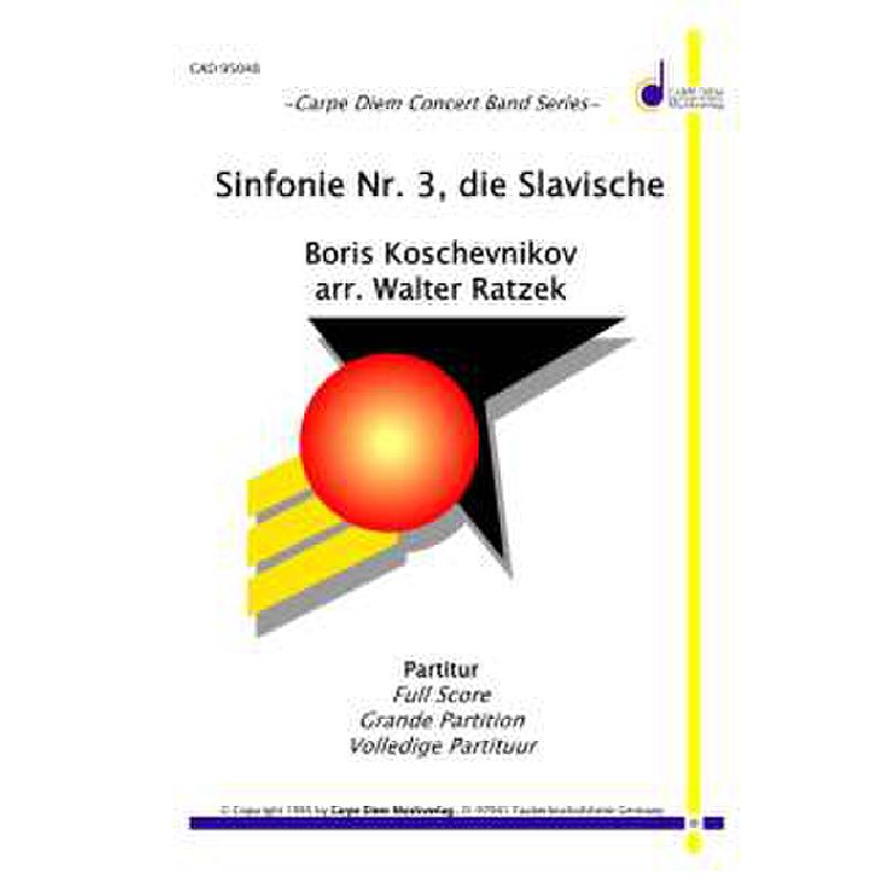 Titelbild für CARPE 95048-POS3 - SINFONIE 3 (SLAWISCHE)