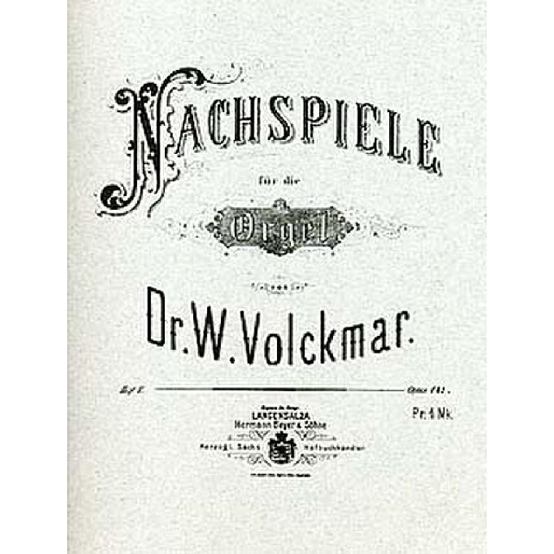 Titelbild für MALTZAHN 10033 - NACHSPIELE 5 OP 141