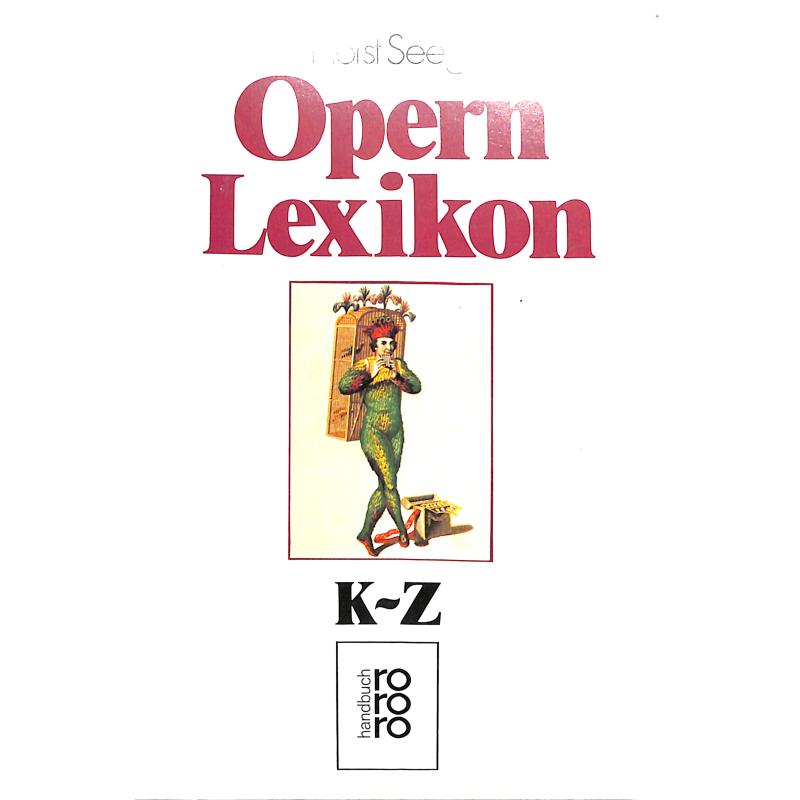 Titelbild für RORO 16287 - OPERN LEXIKON K-Z
