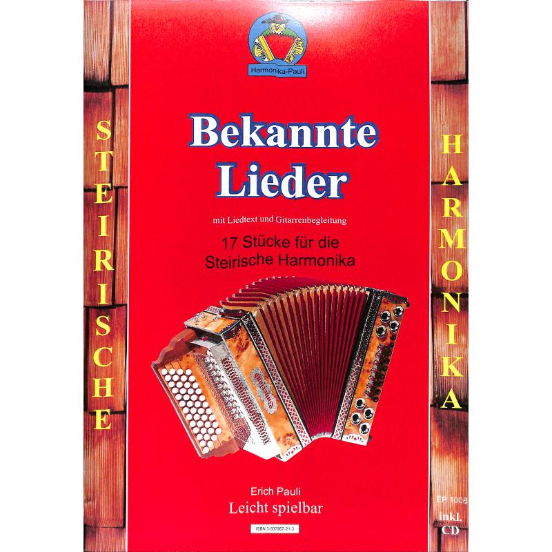 Titelbild für PAULI 1008 - BEKANNTE LIEDER 1 - SPIELHEFT