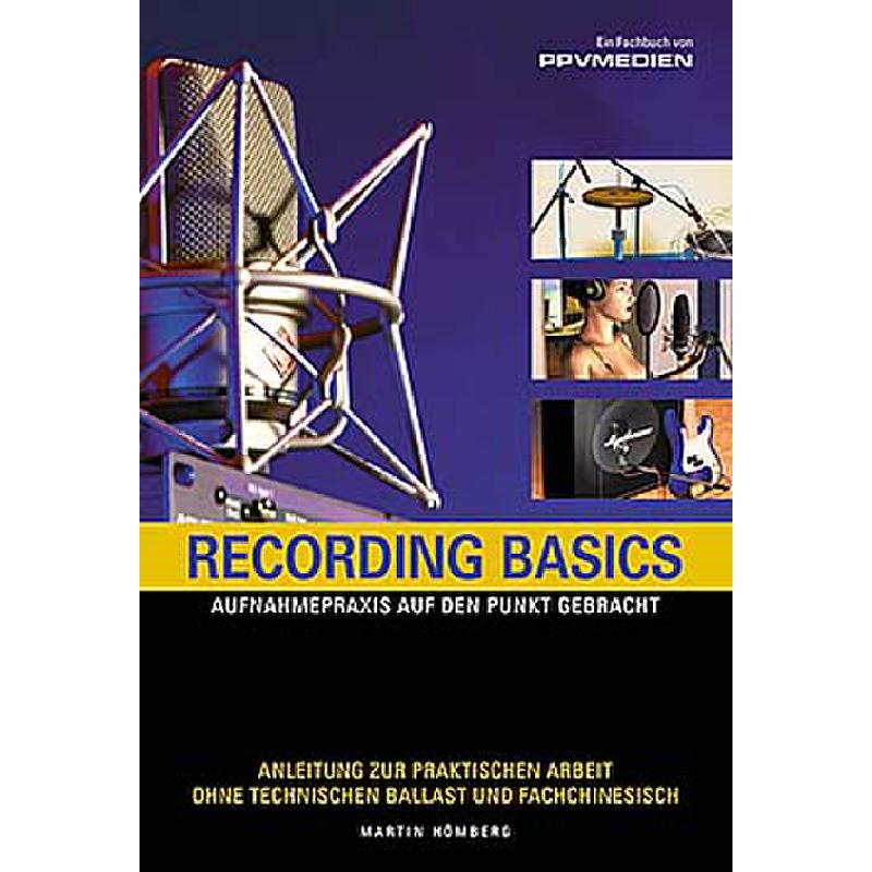 Titelbild für 978-3-941531-60-4 - RECORDING BASICS