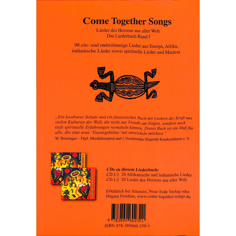 Notenbild für ISBN 3-89060-230-4 - COME TOGETHER SONGS 1