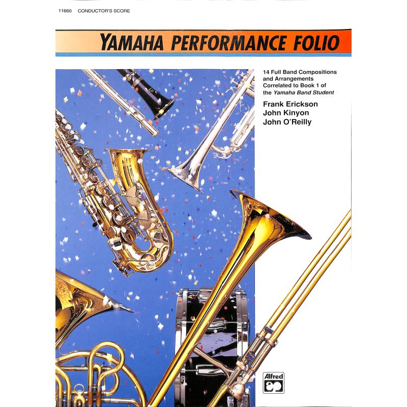 Titelbild für ALF 11660 - YAMAHA PERFORMANCE FOLIO