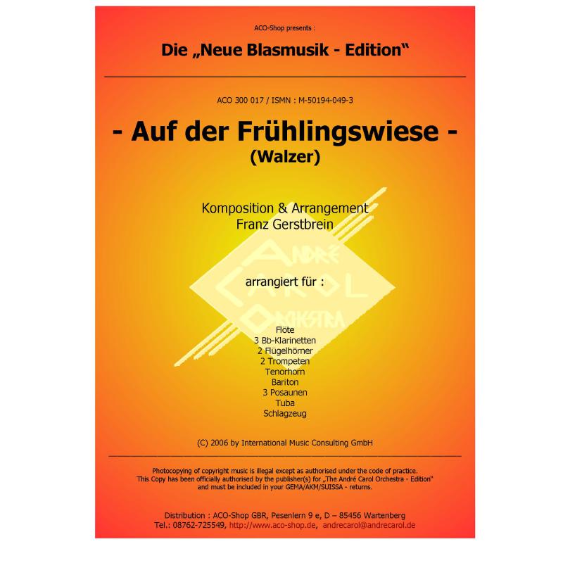 Titelbild für ACO 300017 - AUF DER FRUEHLINGSWIESE