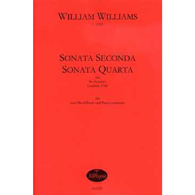 Titelbild für BAROQUE 1224 - SONATA SECONDA + SONATA QUARTA (SIX SONATAS)