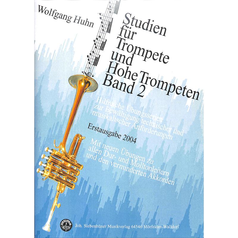 Titelbild für SIEB 21019 - STUDIEN FUER TROMPETE + HOHE TROMPETEN 2