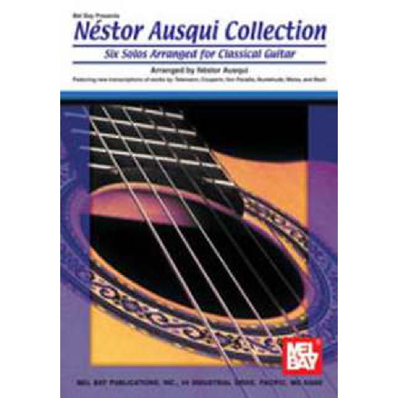 Titelbild für MB 99894 - COLLECTION - 6 SOLOS ARRANGED FOR CLASSICAL GUITAR