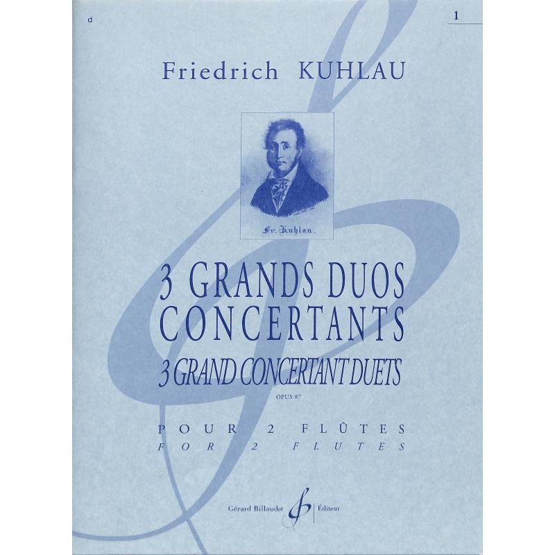 Titelbild für BILL 8047 - GRAND DUO CONCERTANT OP 87/1