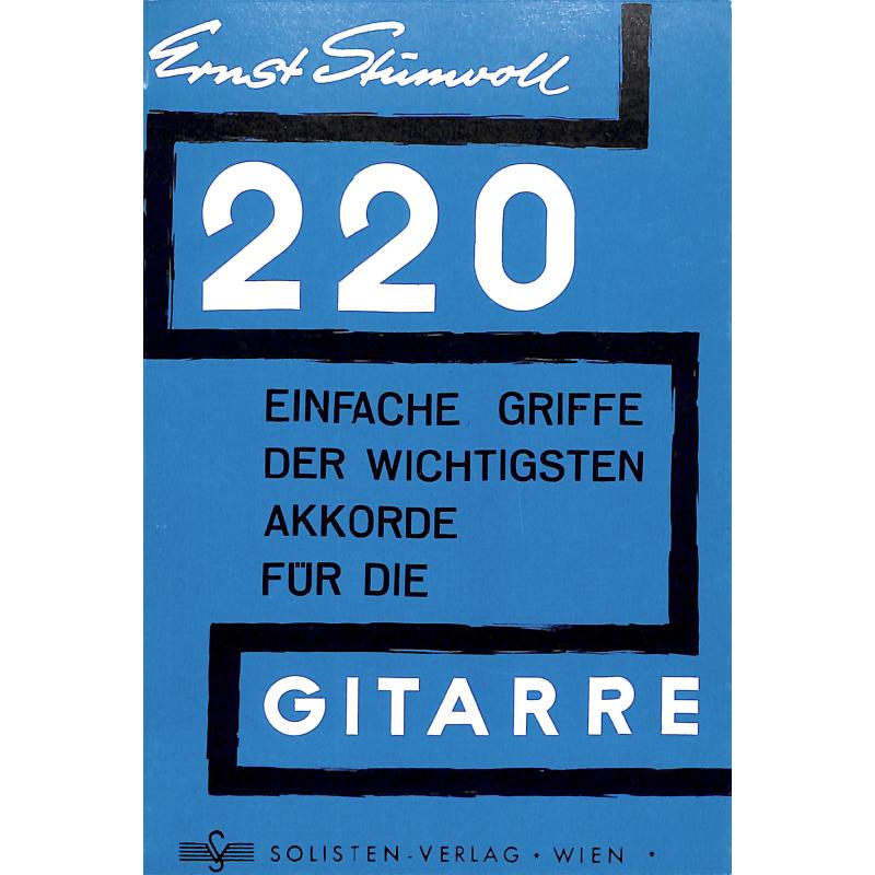 Titelbild für WEINB 1128-18 - 220 GRIFFE FUER DIE GITARRE