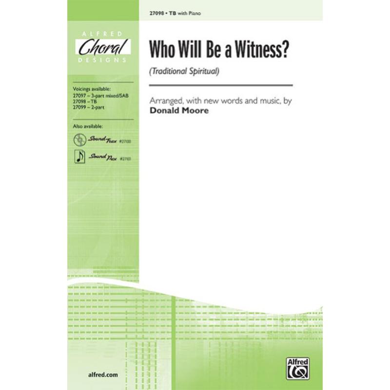 Titelbild für ALF 27098 - WHO WILL BE A WITNESS