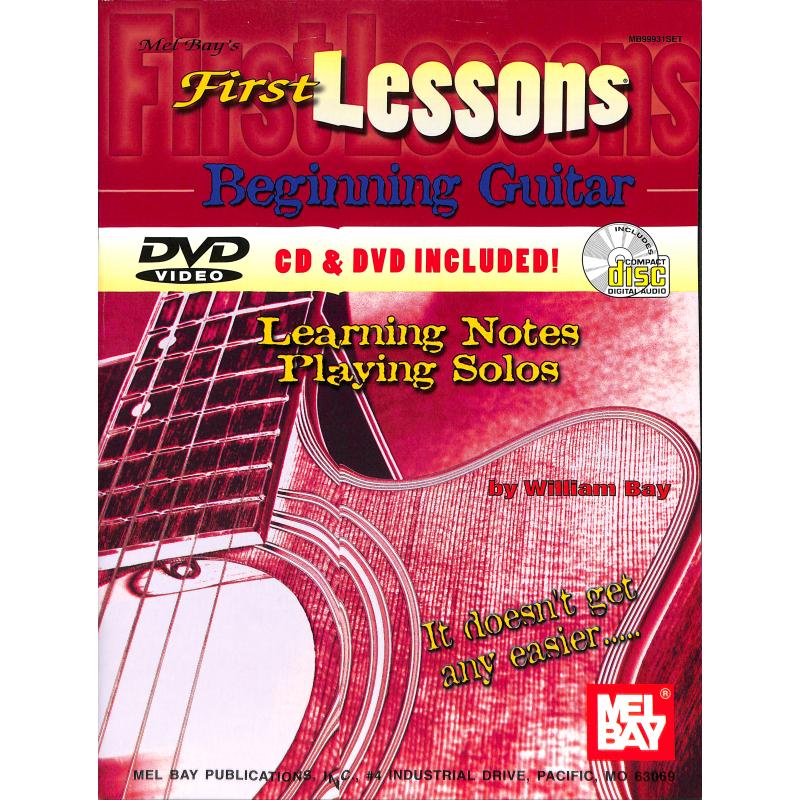 Titelbild für MB 99931SET - FIRST LESSONS BEGINNING GUITAR