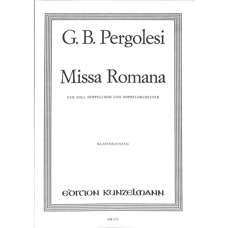 Titelbild für GM 172 - MISSA ROMANA