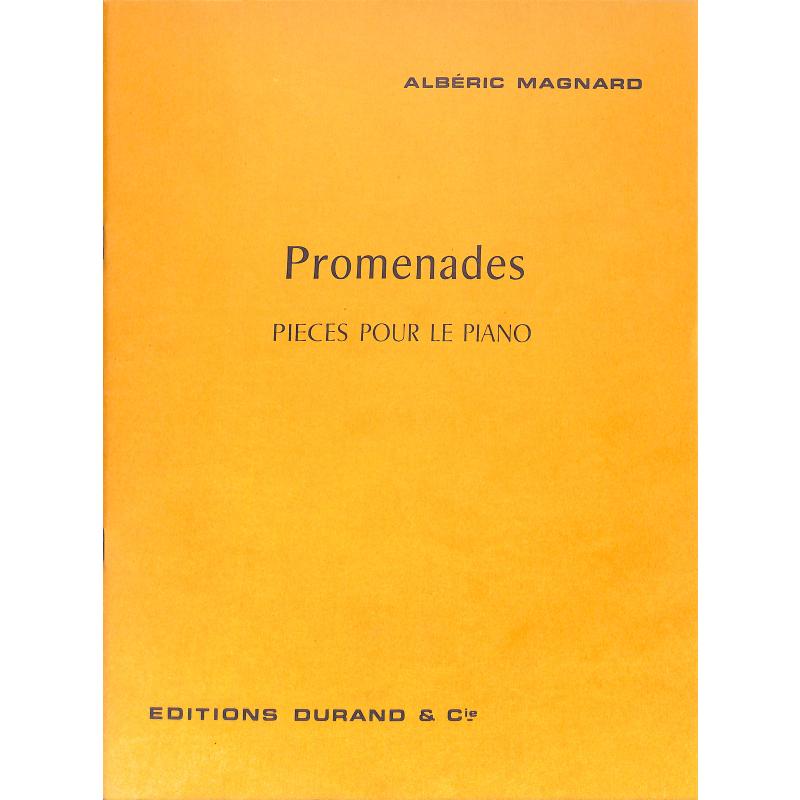 Titelbild für DUR 4742 - PROMENADES - PIECES POUR LE PIANO