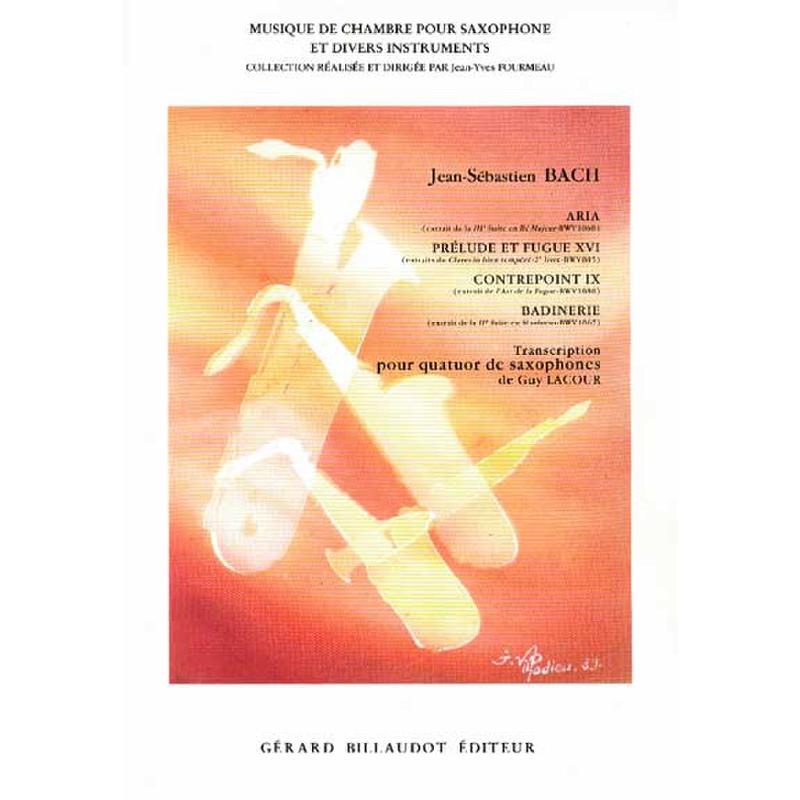 Titelbild für BILL 5578 - ARIA (BWV 1068) + PRELUDE + FUGUE 16 (BWV 885) +