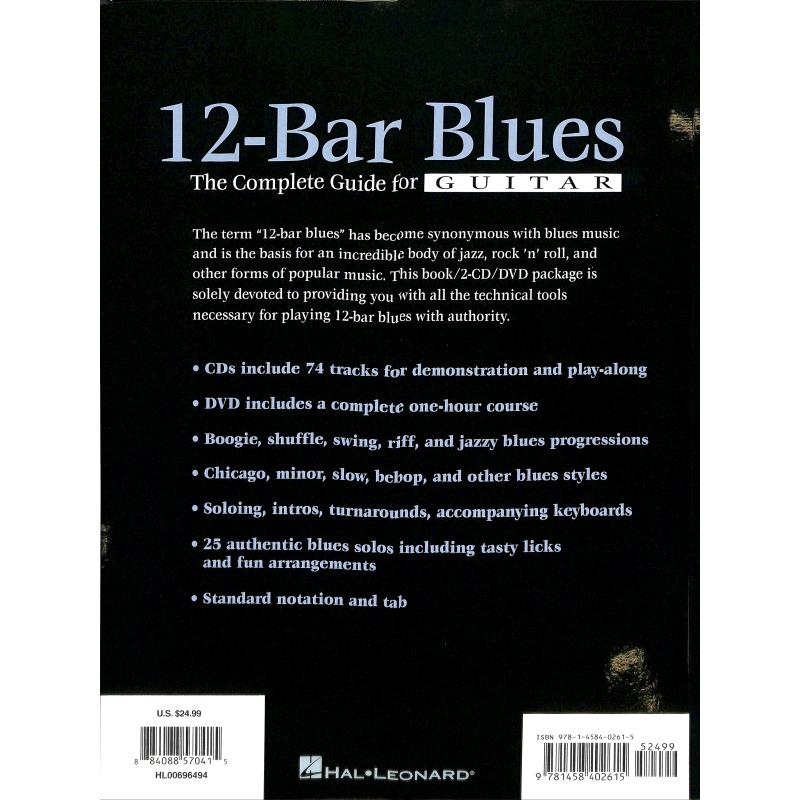 Notenbild für HL 696494 - 12 BAR BLUES - THE COMPLETE GUIDE FOR GUITAR