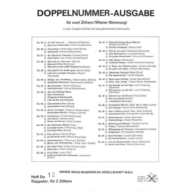 Titelbild für WEINB 1998-10 - FROHE BERGFAHRT OP 108 + SCHNEEBERG LAENDLER OP 140