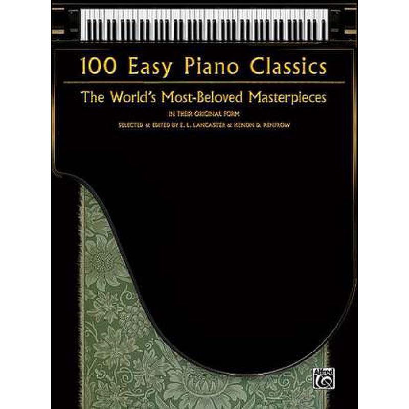 Titelbild für ALF 34438 - 100 EASY PIANO CLASSICS - THE WORLD'S MOST BELOVED MASTERPIECES