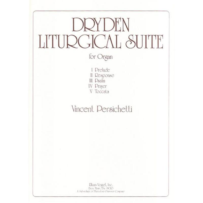 Titelbild für ELKAN 463-41001 - DRYDEN LITURGICAL SUITE