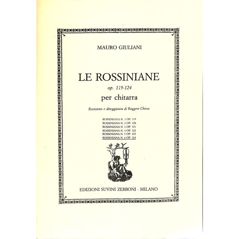 Titelbild für ESZ 9910 - ROSSINIANA 6 OP 124