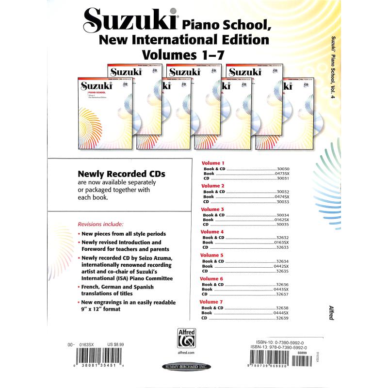 Notenbild für SBM 0163SX - PIANO SCHOOL 4 - NEW INTERNATIONAL EDITION