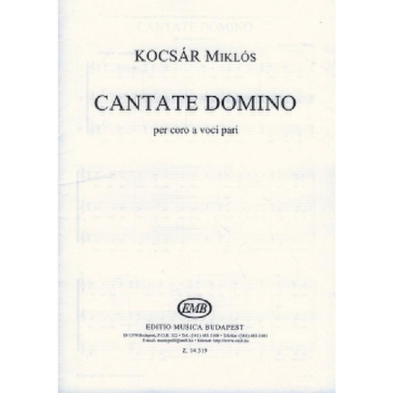 Titelbild für EMB 14319 - CANTATE DOMINO
