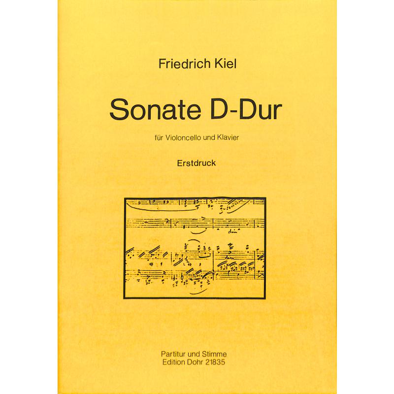 Titelbild für DOHR 21835 - SONATE D-DUR WOO