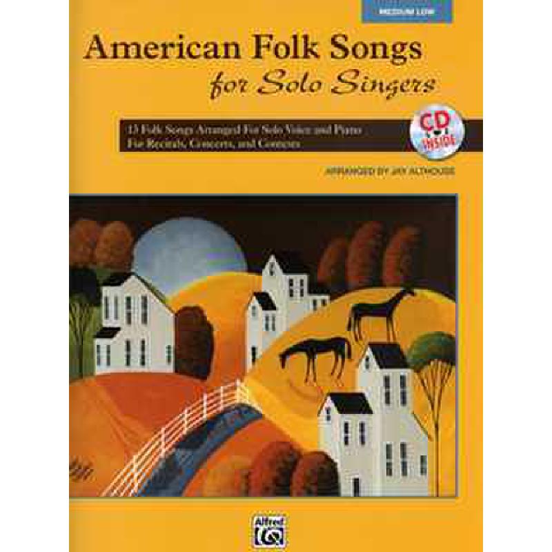 Titelbild für ALF 35567 - AMERICAN FOLK SONGS FOR SOLO SINGERS - MEDIUM LOW