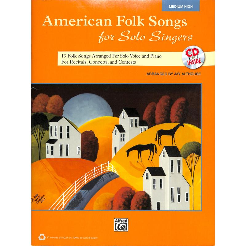 Titelbild für ALF 35564 - AMERICAN FOLK SONGS FOR SOLO SINGERS - MEDIUM HIGH