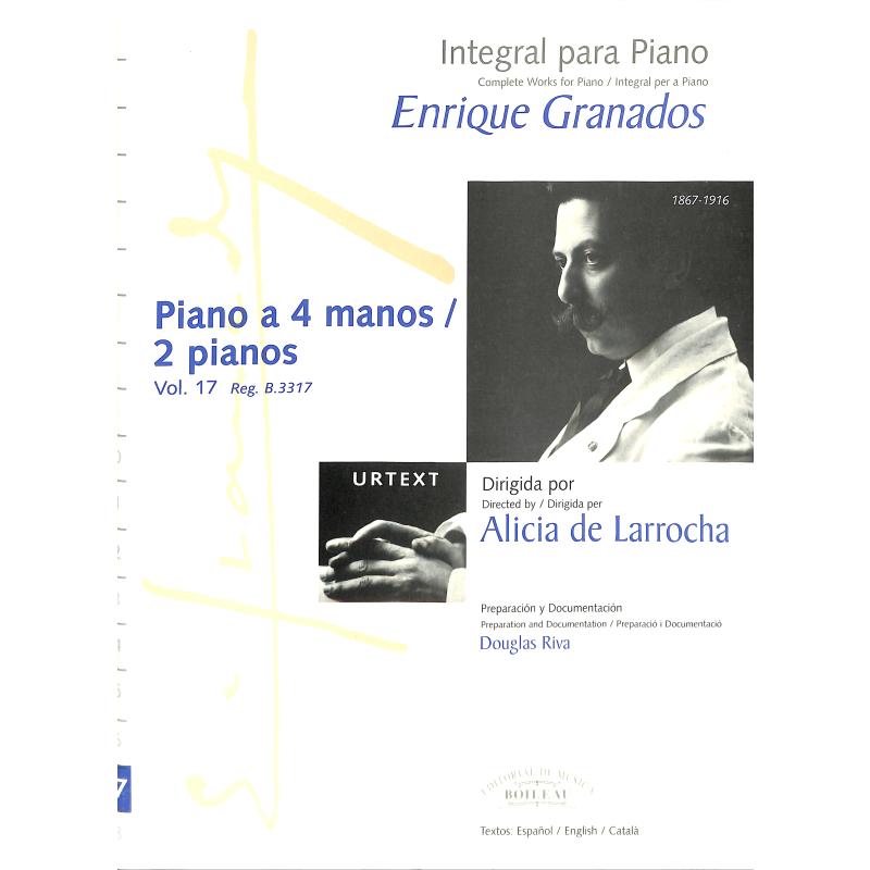 Titelbild für BOILEAU -B3317 - Piano 4 manos / 2 pianos