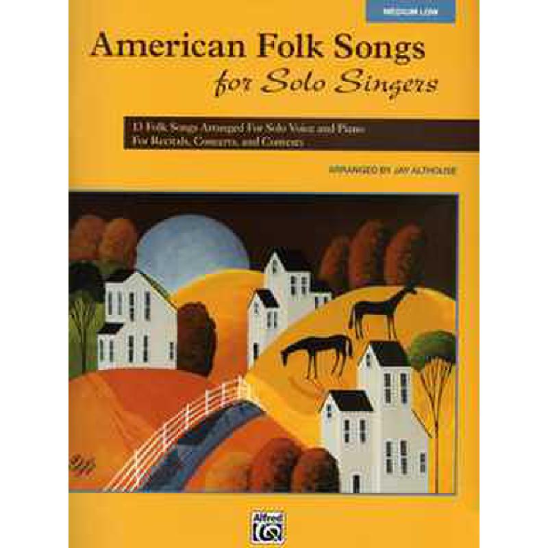 Titelbild für ALF 35565 - AMERICAN FOLK SONGS FOR SOLO SINGERS - MEDIUM LOW