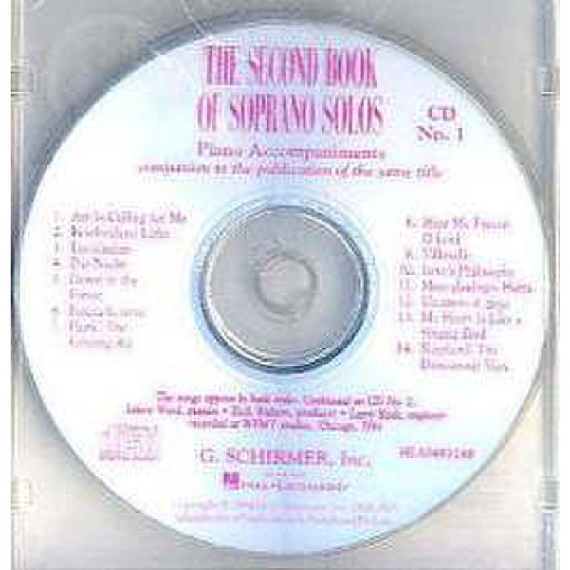Titelbild für HL 50483148 - SECOND BOOK OF SOPRANO SOLOS 1