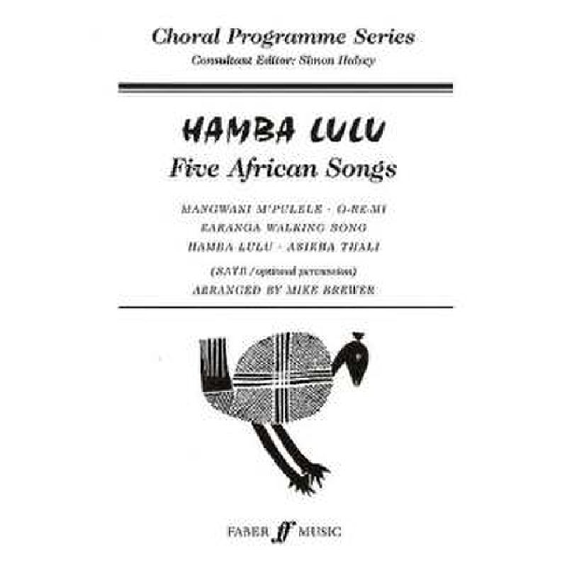 Titelbild für ISBN 0-571-51919-9 - HANBA LULU - 5 AFRICAN SONGS