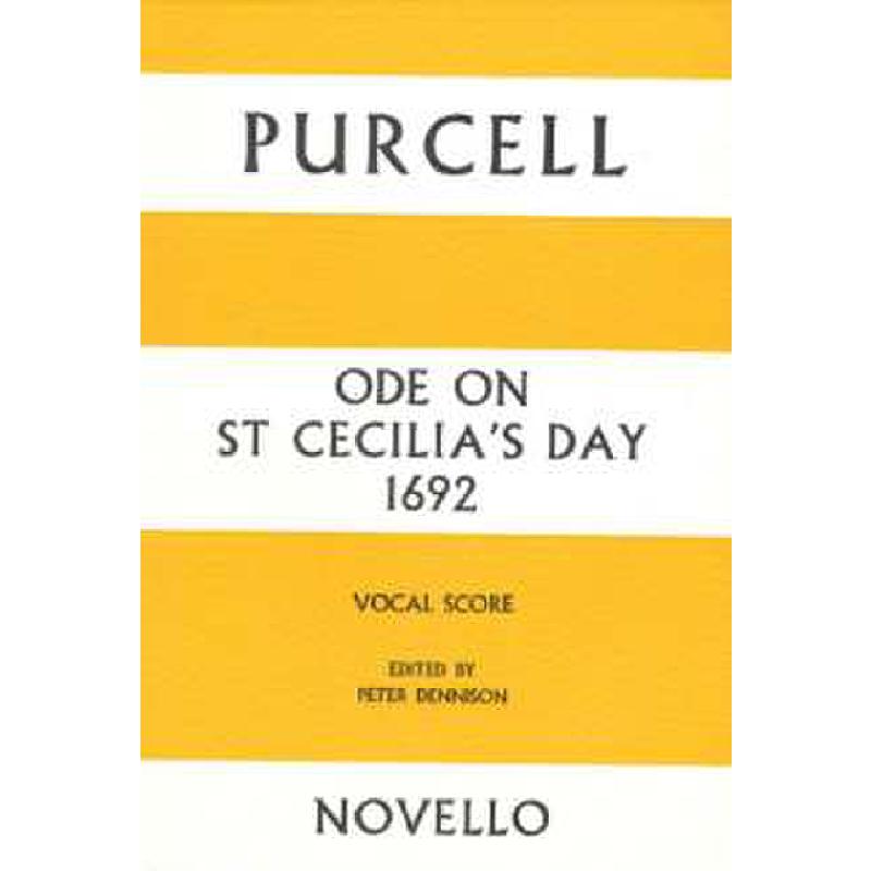 Titelbild für MSNOV 72309 - ODE ON ST CECILIA'S DAY (1692)