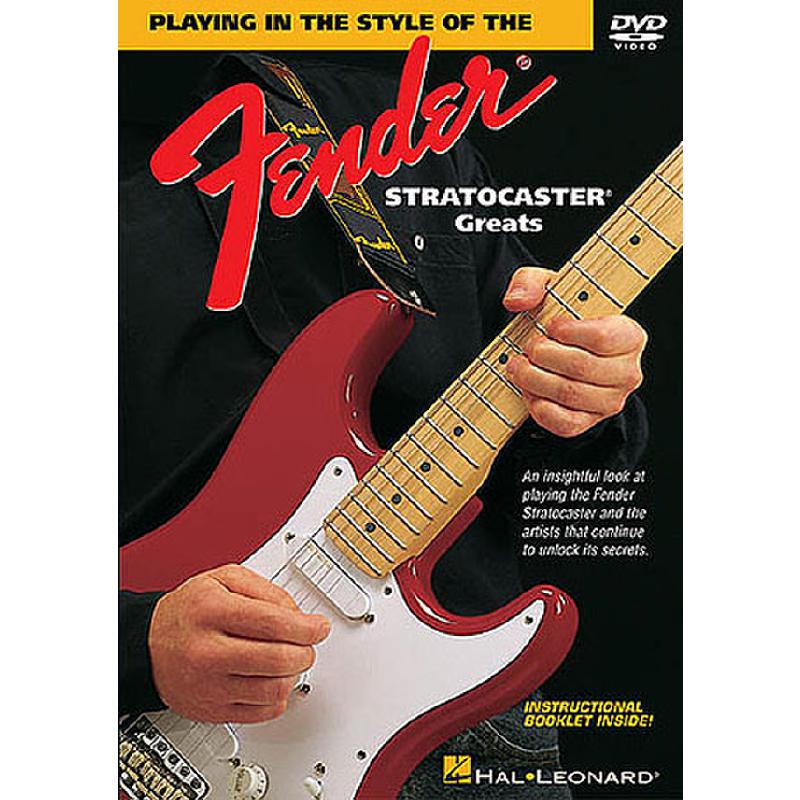 Titelbild für HL 320381 - PLAYING IN THE STYLE OF THE FENDER STRATOCASTER GREATS