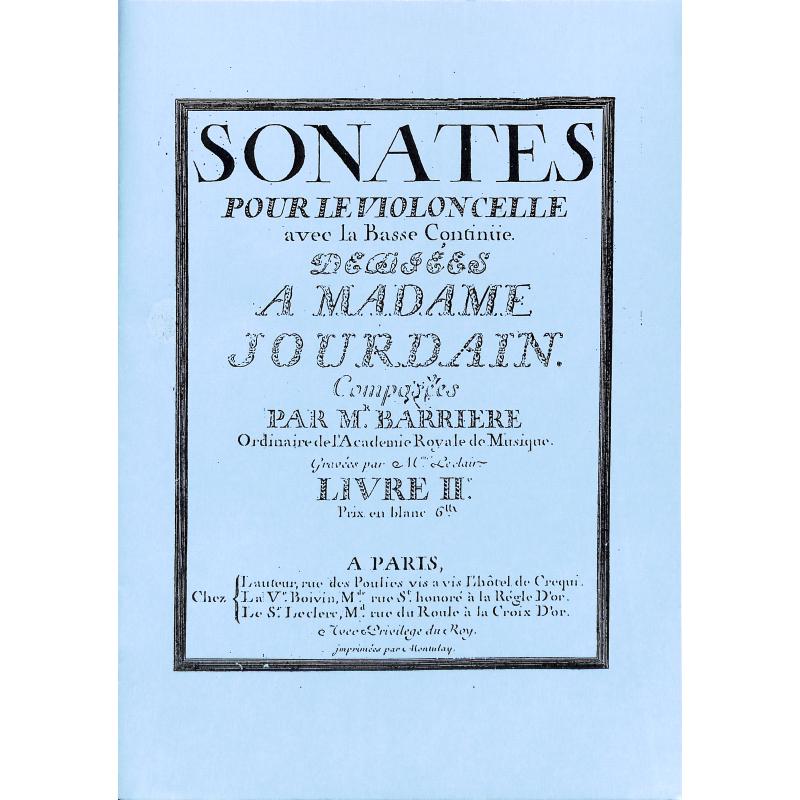 Titelbild für KINGS 1737 - SONATES LIVRE 2